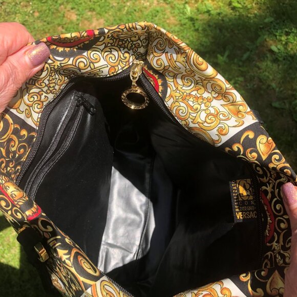 Versace Bag, Authentic. Poshmark says it's consistent with brand standards. - Picture 6 of 7